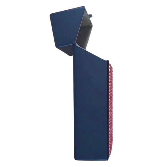 Cigarette 100s Case Hand Diamond-Painted Blue Pink - Picture 4 of 5